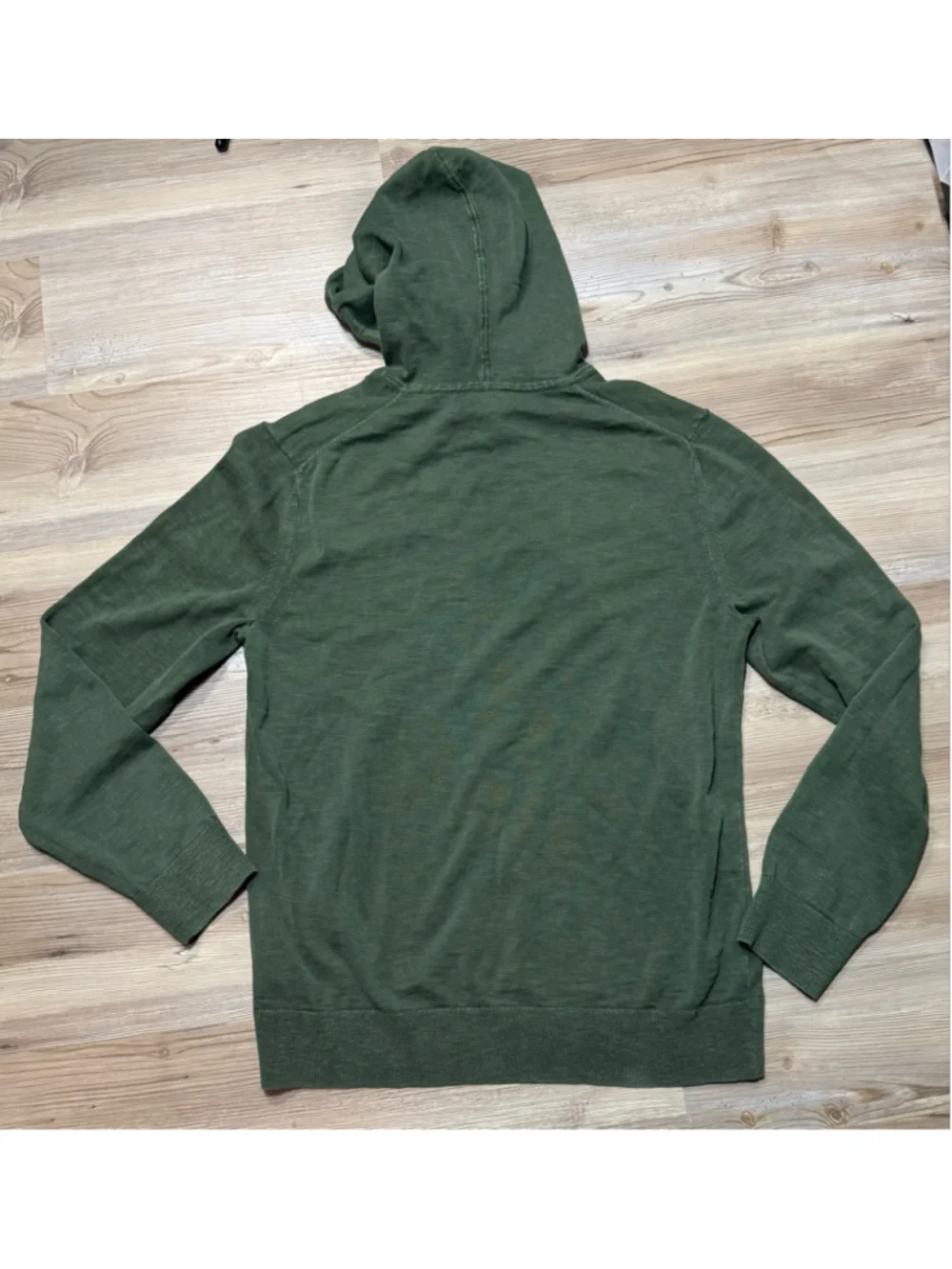 Banana Republic Green Cotton Pullover Hoodie Sweatshirt Size M